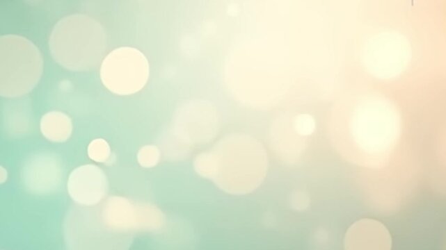 mint peach bokeh background, pastel bokeh loop, soft color bokeh animation, seamless flickering bokeh, dreamy bokeh dots video, peach green bokeh 4K, ultra HD soft bokeh, relaxing bokeh lights, ambien