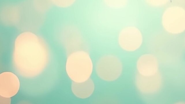 mint peach bokeh background, pastel bokeh loop, soft color bokeh animation, seamless flickering bokeh, dreamy bokeh dots video, peach green bokeh 4K, ultra HD soft bokeh, relaxing bokeh lights, ambien
