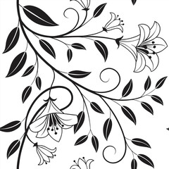 Elegant floral pattern