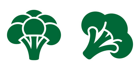 Continuous single drawn one line broccoli vegetables hand-drawn picture silhouette. Line art. Doodle, Broccoli one continuous line design. Vegetable symbol design concept. Decorative elements drawn. 