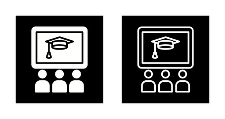 Fototapeta premium Classroom Vector Icon