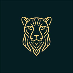 cheetah vector logo