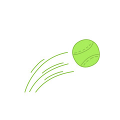 tennis ball bounce vector illustration