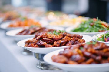 Sizzling platters of vibrant spiced delights await taste adventurers, evoking Diwali feast exuberance and Cajun Carnival zest