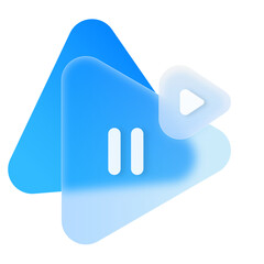 3D Box Rectangle Glassmorphism UI Icon Sign and Symbol Design Illustrator Png Svg	
