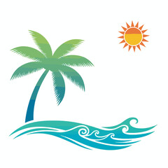 sunny day cartoon style