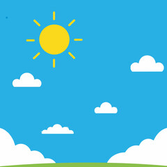 summer beach illustration