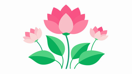 Fototapeta premium elegant arrangement pink lotus