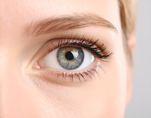 Obraz premium Womans Eye Closeup.