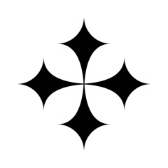 Four Point Sparkle Symbol
