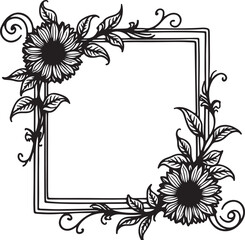 8 Lotus Floral Frame Bundle