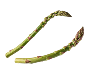 Fresh asparagus spears display vibrant green hues and delicate tips, perfect for healthy dishes and adding flavor to meals