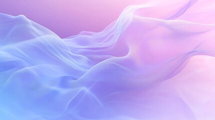 Fototapeta premium Abstract Pastel Wave Background Flowing Pink Purple Blue Fabric Texture