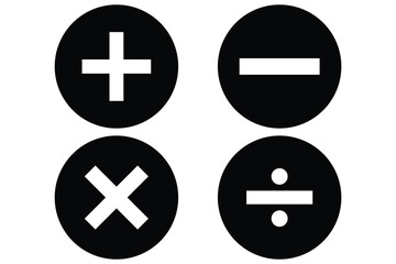 Obraz premium plus and minus icon vector. plus, minus icon line red, green vector design. Round plus and minus icons set with different thicknesses. Vector. eps 10