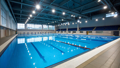 Indoor Olympicsize Swimming Pool.