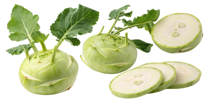 Kohlrabi is versatile vegetable with crisp texture and mild flavor perfect for salads and stir fries
