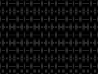 Black metal texture steel background. Perforated metal sheet.	
