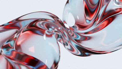 The high-grade white background with transparent gradient presents a silky floating liquid glass effect, with clear picture layers, delicate light and shadow, and a smooth and transparent texture.