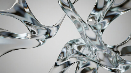 The high-grade white background with transparent gradient presents a silky floating liquid glass effect, with clear picture layers, delicate light and shadow, and a smooth and transparent texture.