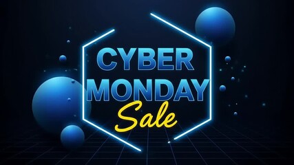 Cyber Monday Sale Design. - Powered by Adobe