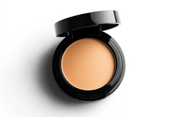 Luxury face powder compact perfect for flawless skin and a beautiful complexion, studio shot