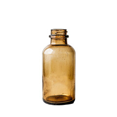 Amber glass bottle, slightly aged