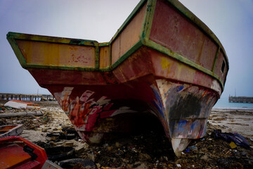 old fishing boat