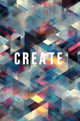 3d render of a creative idea symbol on retro background