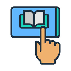 Tablet Learning Icon