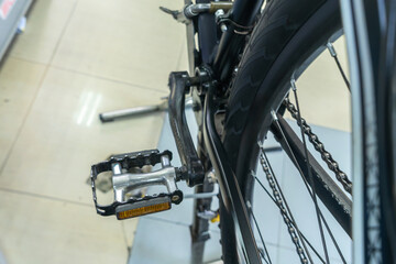 Bicycle Repair Workshop with Tools and Parts. Crafting Community Connections Through Bicycle...