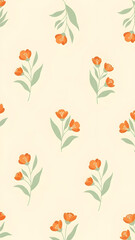 Floral wallpaper