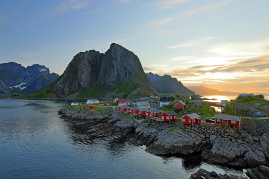 Fishing village at Hamnoy near Reine in the lofoten islands, Norway