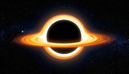 Supermassive Black Hole in Space.