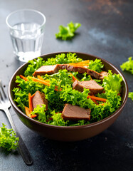 Tuna Salad Bowl with Healthy Lunch.
