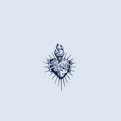 THESE HIGH QUALITY SACRED HEART JESUS VECTOR FOR USING VARIOUS TYPES OF DESIGN WORKS LIKE T-SHIRT, LOGO, TATTOO AND HOME WALL DESIGN