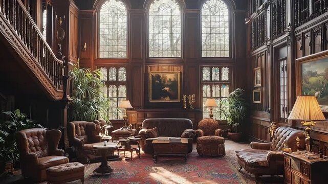 edwardian manor surrey interior video