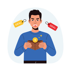 Money Counting Vector  illustration. EPS 10 file