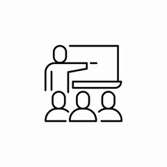 company meeting icon sign vector