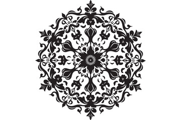 Elegant Mandala Laser-Cut Silhouette Bundle