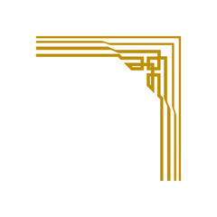 gold corner decorative.eps