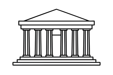 Outline Ancient Greek Temple