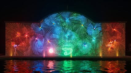 The artistic image of lighting architecture