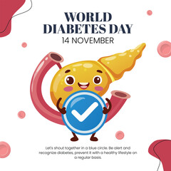 World Diabetes Day Social Media Awareness Instagram Post
