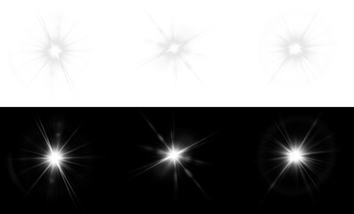 Flash, light, lens, starlight, white PNG with sparkling twinkle and magic glow. Spiral beam PNG on transparent background. Overlay for fantasy night, galaxy, or universe design.