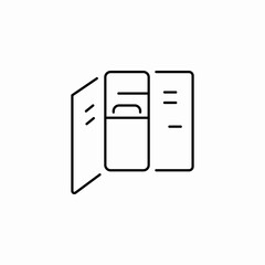 gym locker icon sign vector