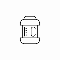 protein supplements icon sign vector
