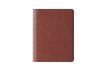 Elegant Brown Leather Passport Holder for Travel Security