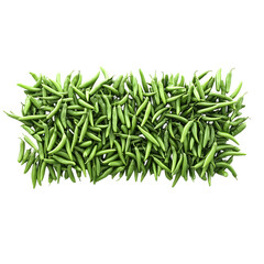 Fototapeta premium Vibrant pile of fresh green chili peppers bursting with flavor, perfect for culinary inspiration and healthy eating promotions