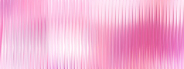 Obraz premium Pink ribbed gradation with Y2K abstract fractal glass and neon gradient colors. Vibrant blue holographic mesh for modern posters or cosmetic web designs. Soft corrugated panels with retro acrylic.