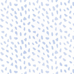 Abstract Blue Brushstroke Texture on White